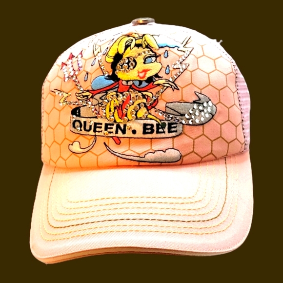 Woman's Adjustable Baseball Cap - Queen Bee - Picture 1 of 8